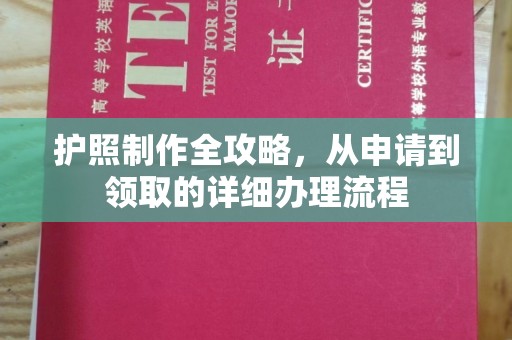 汉阳护照制作全攻略，从申请到领取的详细办理流程